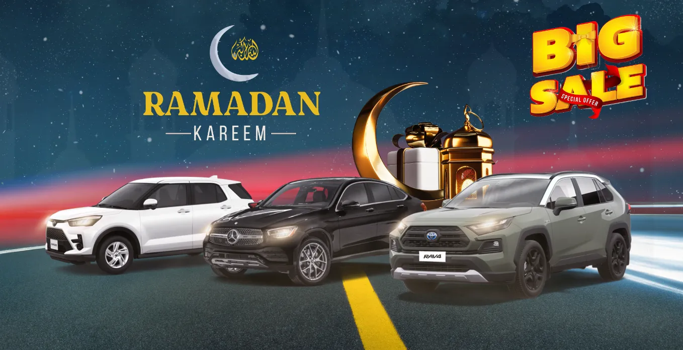 RAMADAN OFFER ON YARIS RAV4 RAIZE BMW MERCEDES BENZ